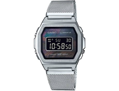 Reloj Digital CASIO Vintage Luxury Edition Hombre (Acero - Plateado)