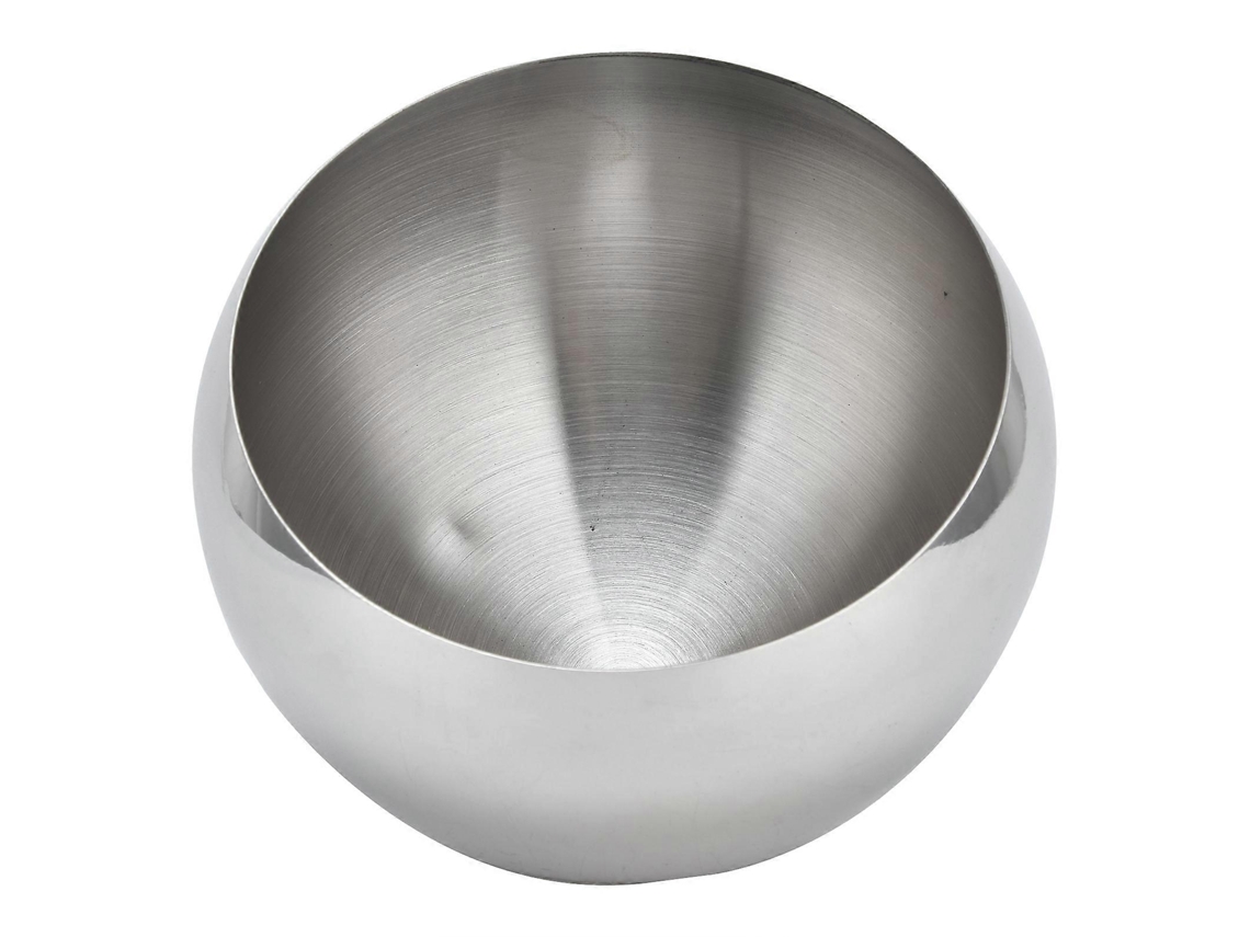 Bol de acero inoxidable para especias, ideal para fondue, bufés de restaurantes y salsas picantes.