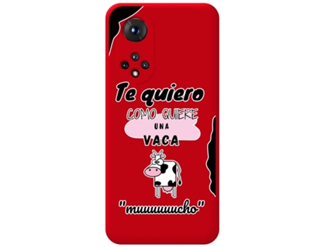 Carcasa Huawei Honor 50 5G / Nova 9 TUMUNDOSMARTPHONE Silicona Líquida Dibujos Rojo