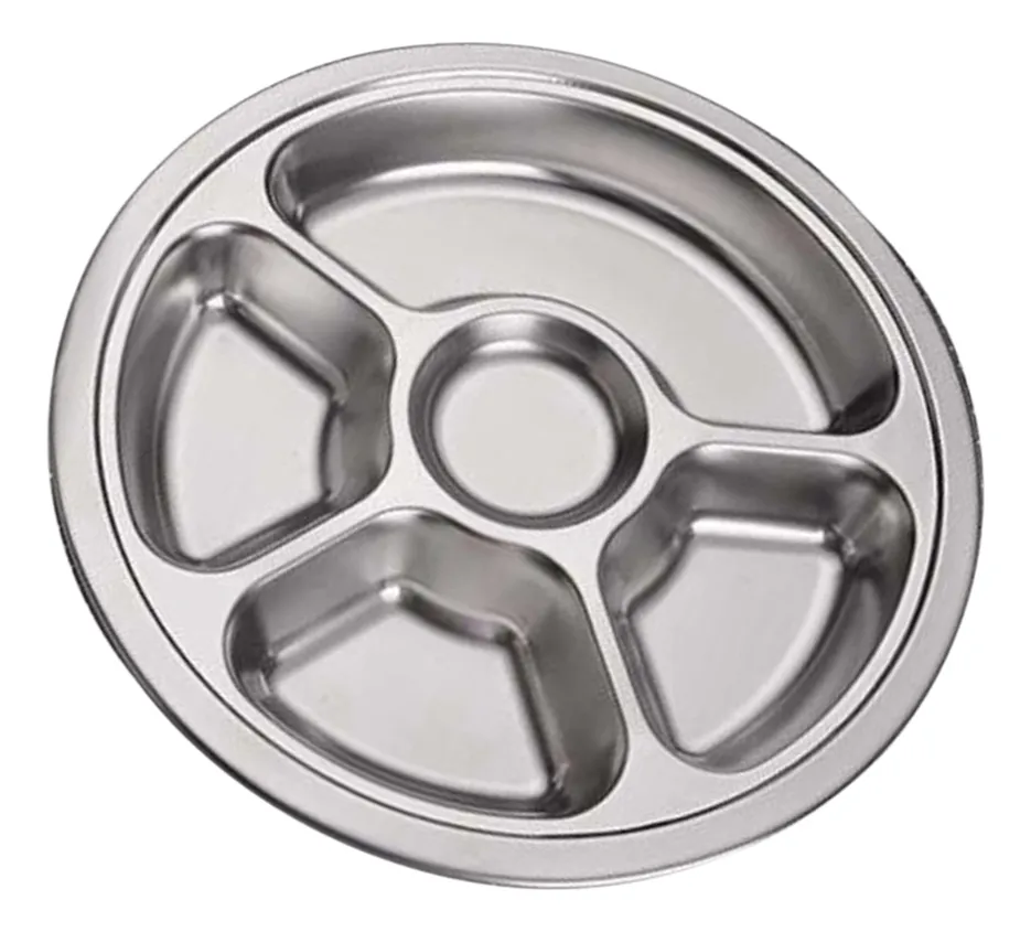 Bandeja de comida seccional de 28,5 cm Cslowmoose