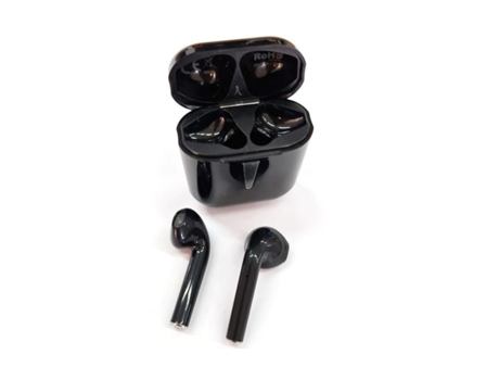 Auriculares Bluetooth True Wireless Akashi Earbuds Tws 3.5Ch Black