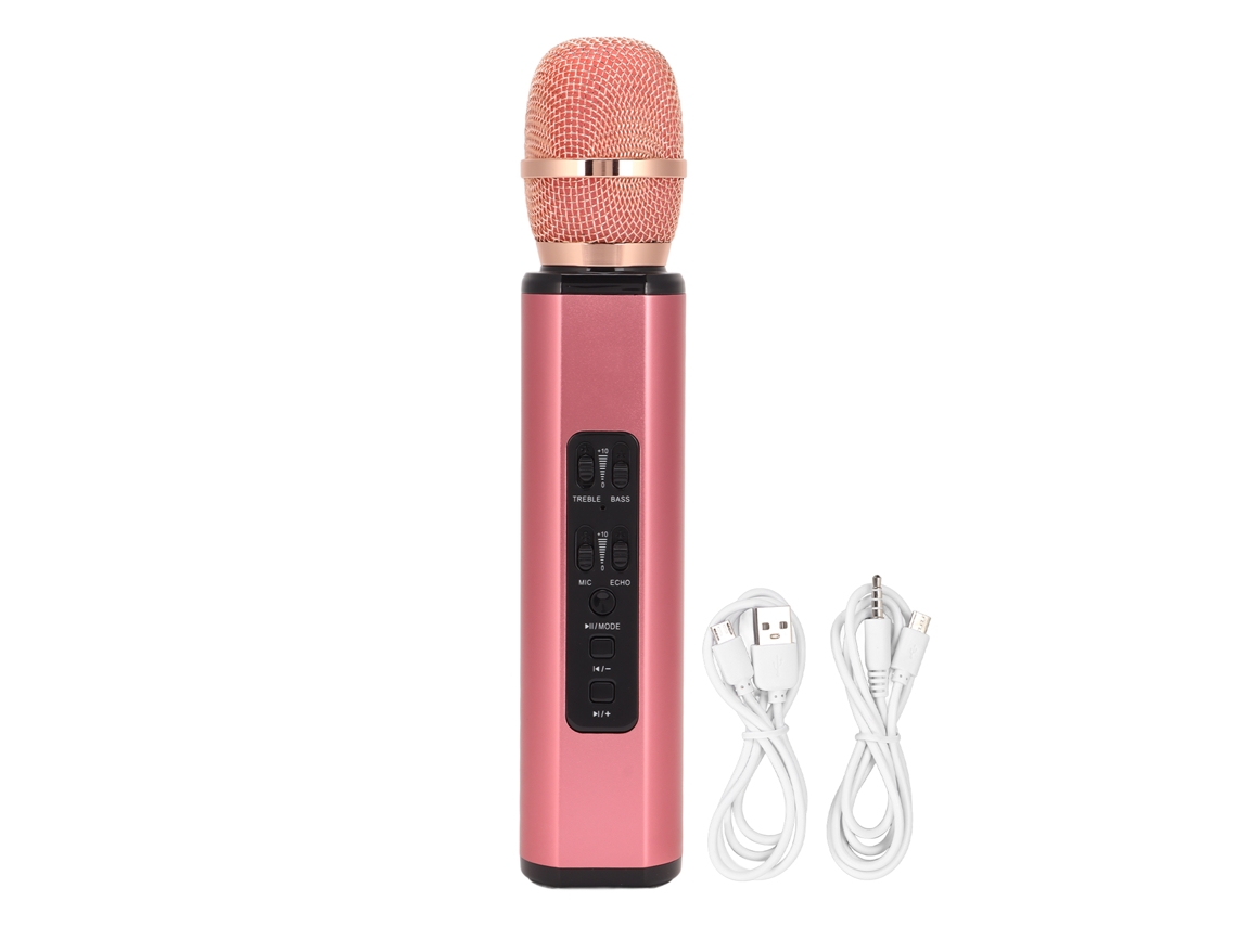 Micrófono inalámbrico Bluetooth EOOCOO (micrófono de mano para karaoke)