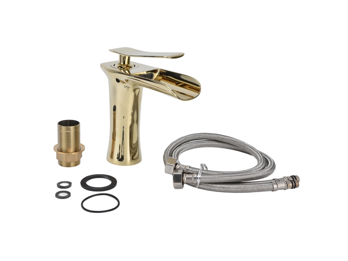 Grifo moderno de bronce, monomando, G1/2, para lavabo de baño