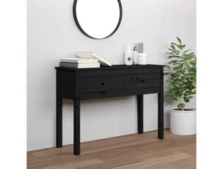 Mesa Consola VIDAXL Negro Madera (100x35x75 cm)