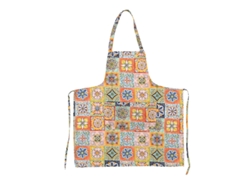 Delantal Antimanchas Con Estampado De Flores Variadas