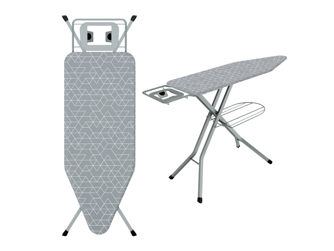 Tabla De Planchar, Tabla De Planchar Plegable, Para Generador De Vapor, Sistema Anticierre, Altura Regulable, Con Funda 100% Algodón, Soporte Para