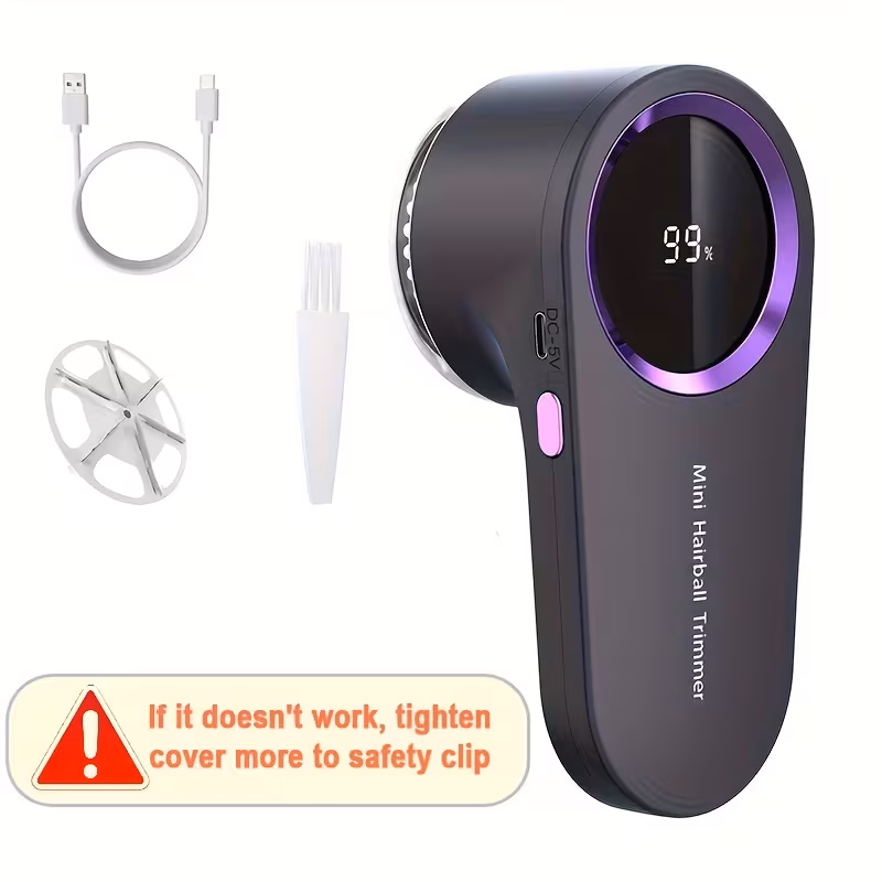 Depiladora eléctrica con diseño de doble cuchilla, portátil y fácil de limpiar, ideal para usar en casa o en el apartamento. Stelasplen