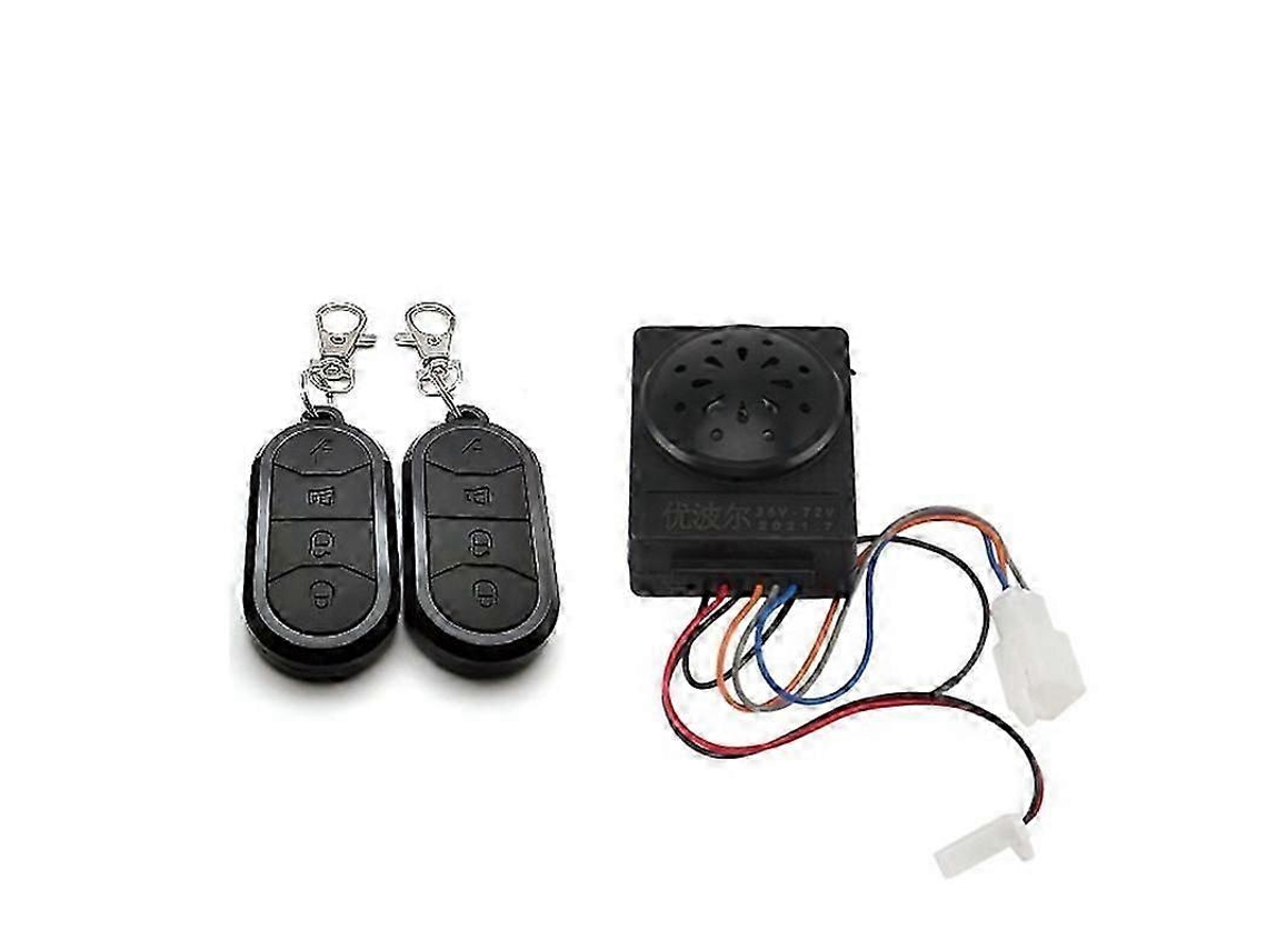 Ebike Alarm System Dual Remote Control 36v 48v 60v 72v Compatible With Electric Bicycle/scooter Ebike/brushless