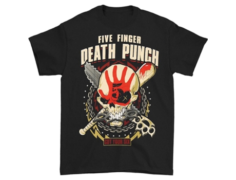 Camiseta ROCKINSTONE Five Finger Death Punch Zombie Kill (XL)