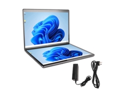 Portátil 2 en 1 (pantalla táctil dual, plegable 180 grados)