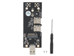 Tarjeta Adaptadora Ngff(m.2) Clave B A Usb 3.0 Con Ranura Para Tarjetas Sim Duales Adaptador De Red