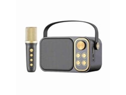 Altavoz Subwoofer De Karaoke Retro Mdug Con Micrófono - Con Bluetooth - 10 W
