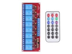 Panel receptor de radio universal infrarrojo Sunflare de 8 canales, 10 A, 5 V