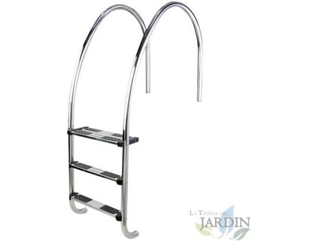 Escalera Para Piscina Con Rebosadero SUINGA (3 Peldaños)