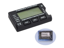 Comprobador Digital De Capacidad De Baterías Con Pantalla Lcd Para Baterías Lipo, Nimh Y Li-ion, Comprobador De Voltaje Y Capacidad.