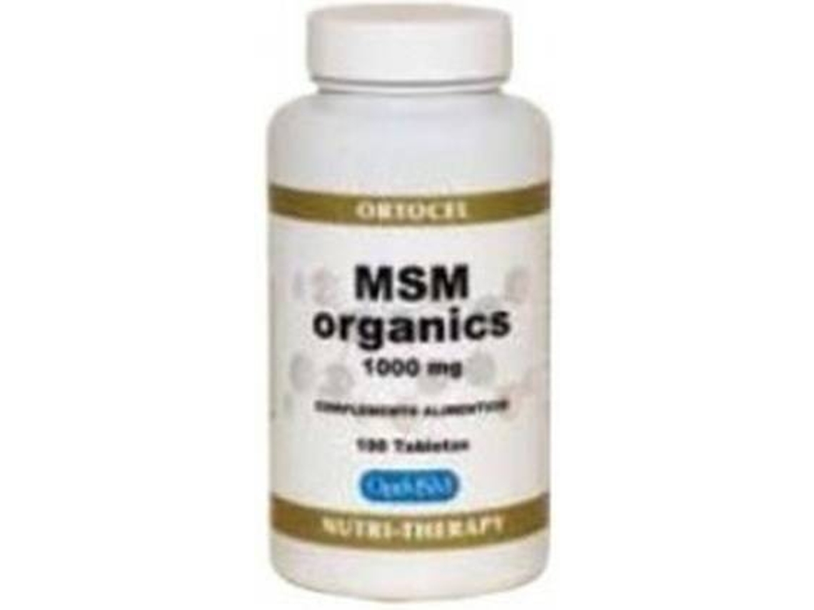 Complemento Alimentar ORTOCEL NUTRI THERAPY Msm Organics (100 comprimidos de 1000mg)