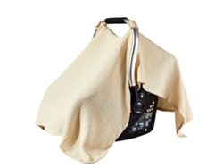 Funda de muselina ligera y transpirable para asiento de coche de bebé Eifson (champán)