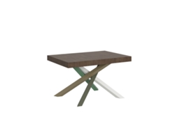 Mesa Extensible 140/400x90 cm Volantis Nogal Patas Multicolor 4/a Itamoby