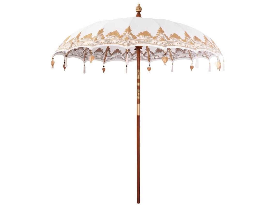 Sombrilla balinesa color crema 215 x 215 x 260 cm HARLANAV1