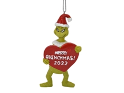 Colgante Navideño: Monstruo De Pelo Verde En Resina Para Decoración Del Hogar.