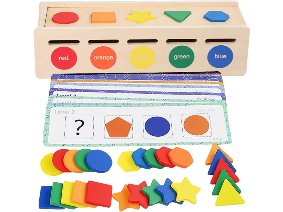 Juguetes de madera para niños pequeños, discos educativos para niños y niñas, desarrollo de la motricidad fina. CHABERLU