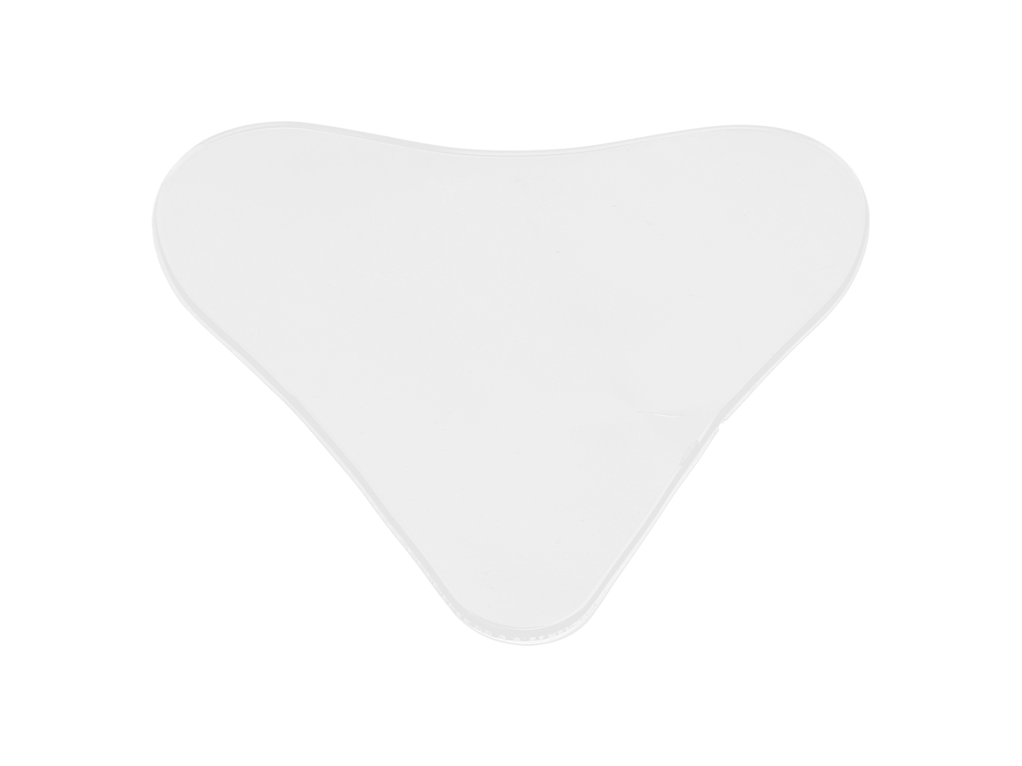 KOFIHETY Parches Antiestéticas de Silicona Reutilizables para Pecho, Transparente, 13,2 x 14 cm