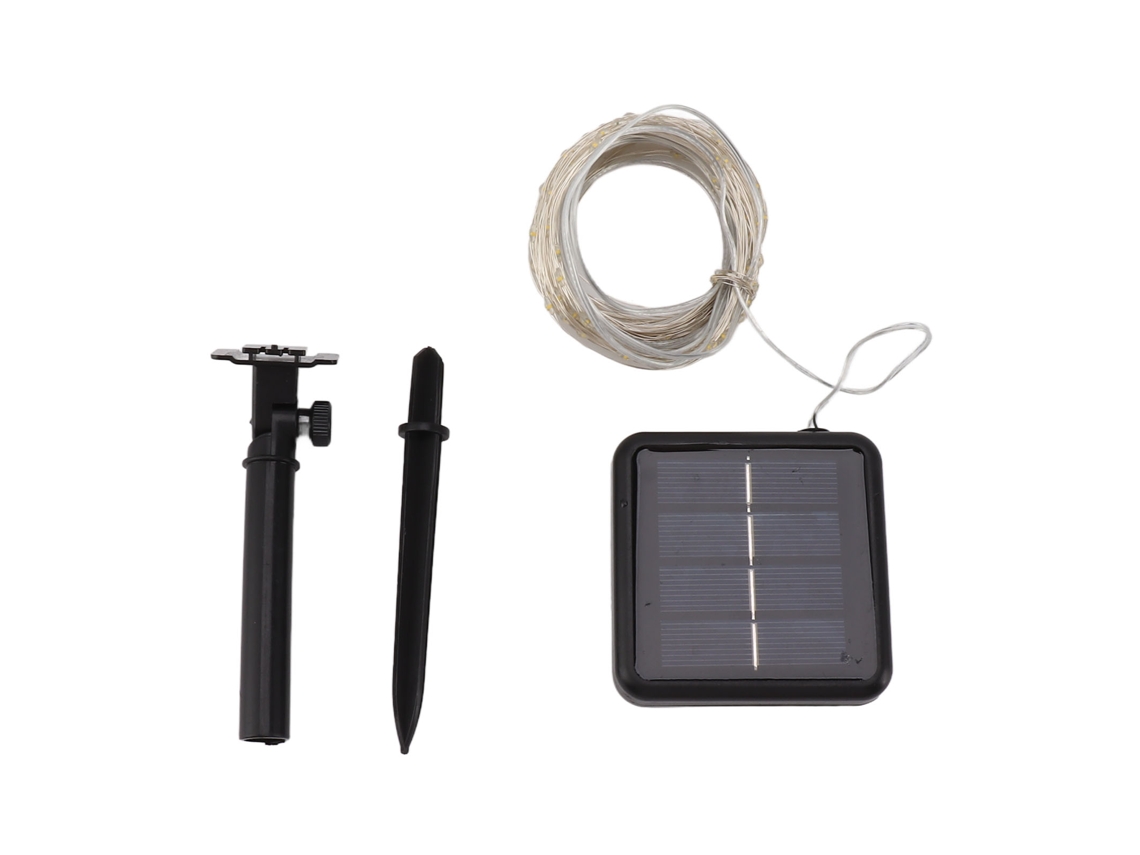 2026-luz Solar De 200 Led Con Altura Ajustable, Luces De Soga Decorativas Para Patio Piscina Fiesta Selva Hawaiana Bar Playa