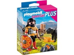 PLAYMOBIL: Bárbaro con perro en la hoguera (Edad Mínima: 4)