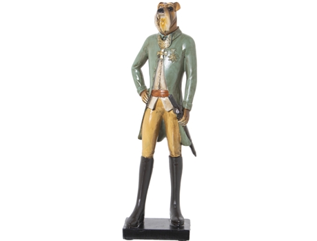 Figura Resina Perro Uniforme