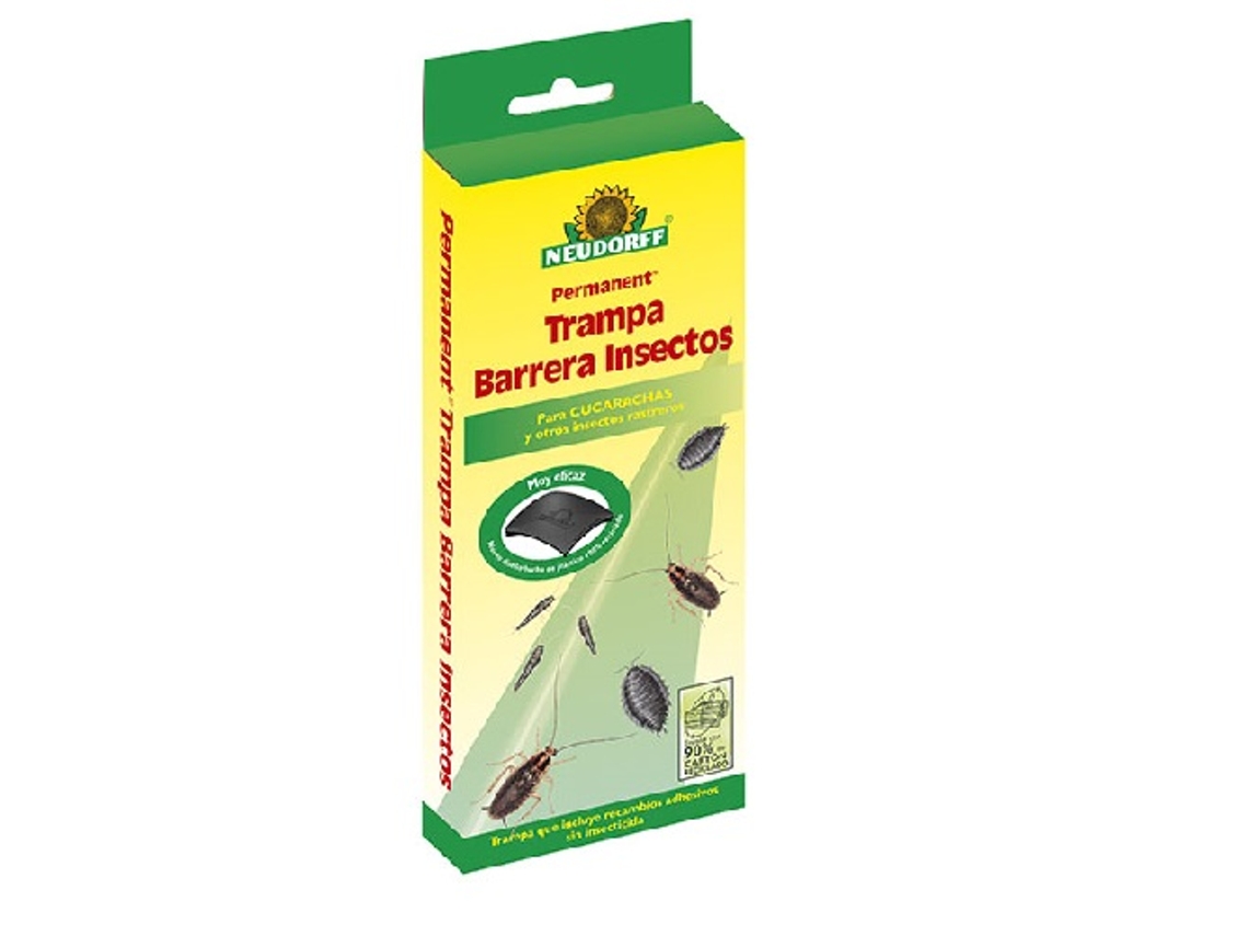 Armadilha de barreira NEUDORFF para insetos rastejantes 2 armadilhas 4 adesivos
