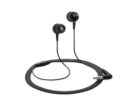 Auriculares Sennheiser CX270 Tapón auditivo con cable negro para iPhone y Android
