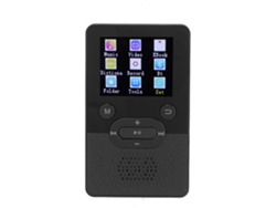 Reproductor MP3/MP4 Bluetooth YIZHOOD T9 1.8Inch HD calidad de sonido 16GB (Negro