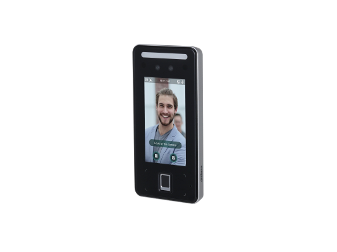 Dhi-Asi6214J-Mfw DAHUA Lector de Control de Acceso Integrado Táctil Reconocimiento Facialcontraseñatarjeta Pantalla Lcd 4.3 Cámara Hd 2Mp