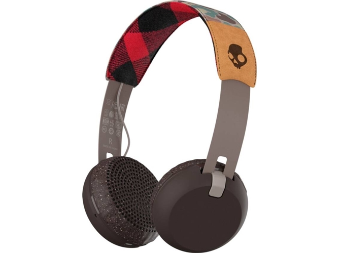 Auriculares Bluetooth SKULLCANDY Grind (On Ear - Micrófono - Multicor)