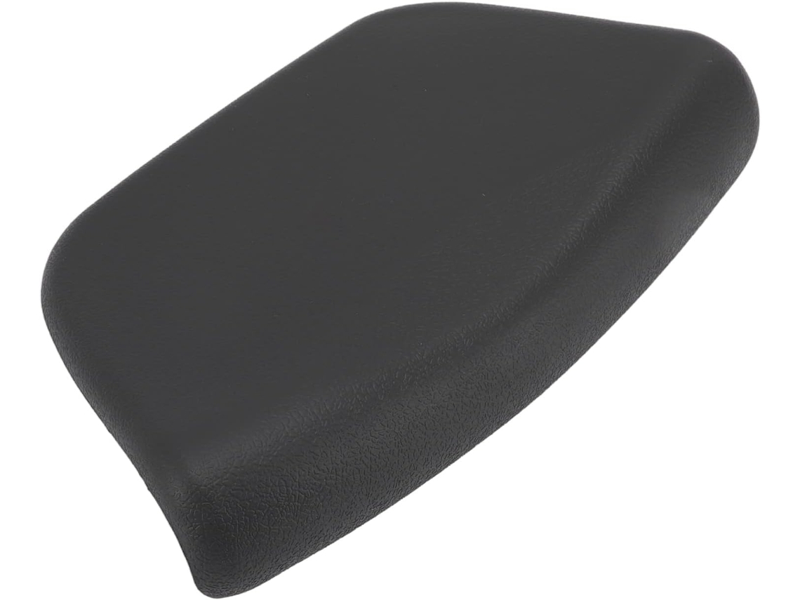 Cryfokt Almohada De Spa De Masaje De Baño De Material Pu Con Ventosas En Negro 10,2 X 5,9 Pulgadas, Para Adultos Y Niños