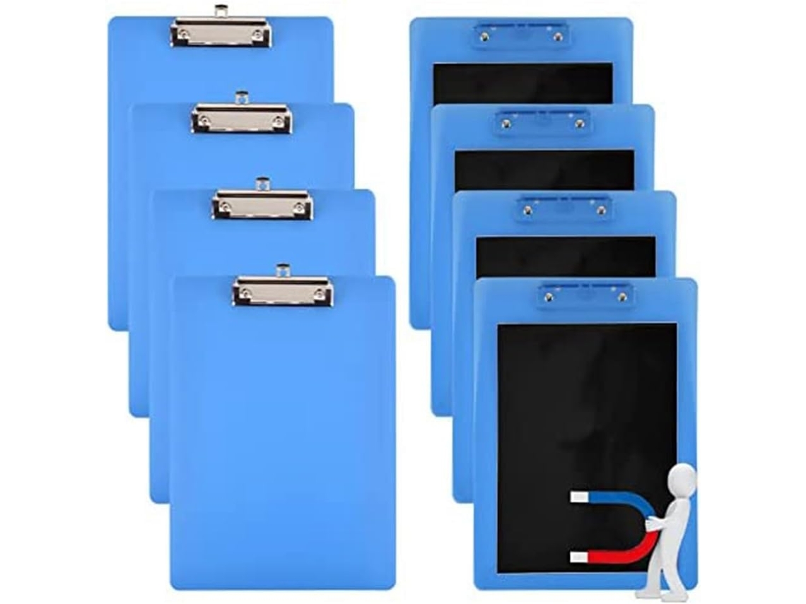 Clip magnético para papel, tamaño carta, perfil bajo, clip estándar de 9 x 12,5 pulgadas para focos, Gokoco