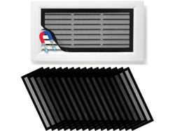 Trampa Para Cubierta De Registro De Piso, 6 Unidades De Filtro De Ventilación De Aire De 4 Pulgadas X 10 Pulgadas,
