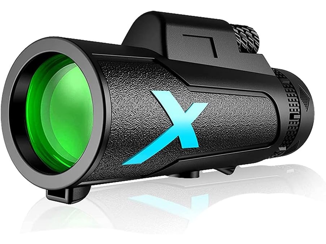 Telescopio monocular impermeable HD Bak4 con zoom de 12x50 para deportes, observación de aves y viajes Chrui