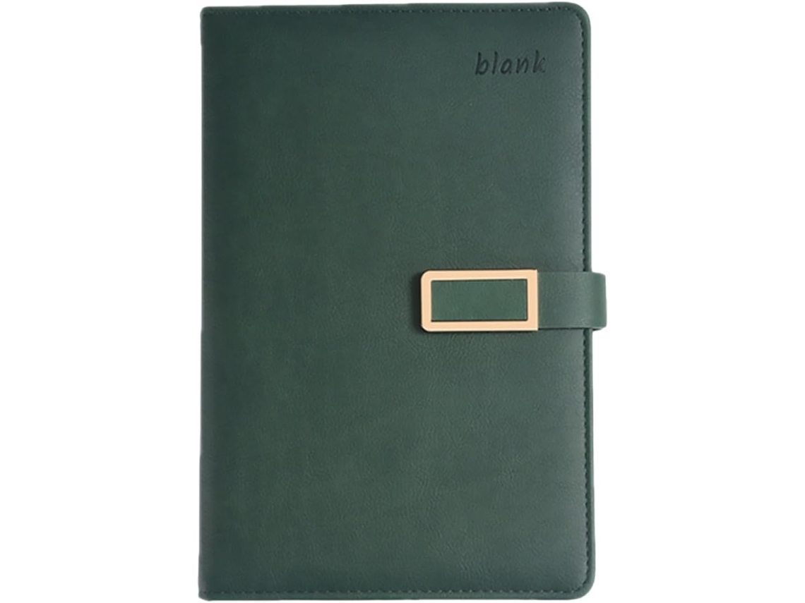 Libreta profesional A5 vintage verde, libreta manual eficiente con cierre magnético, Gokoco Notebook