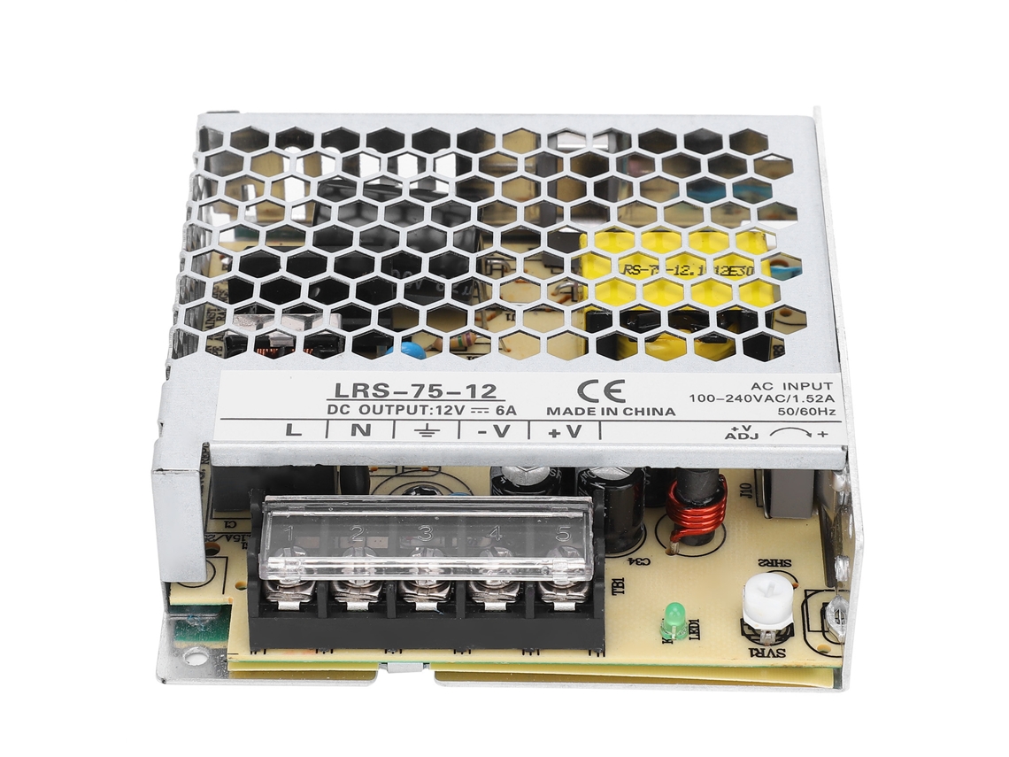 2026-fuente De Alimentación Switching Led 75w Driver Transformador Equipo De Voltaje Medio Bajo Lrs-75-12