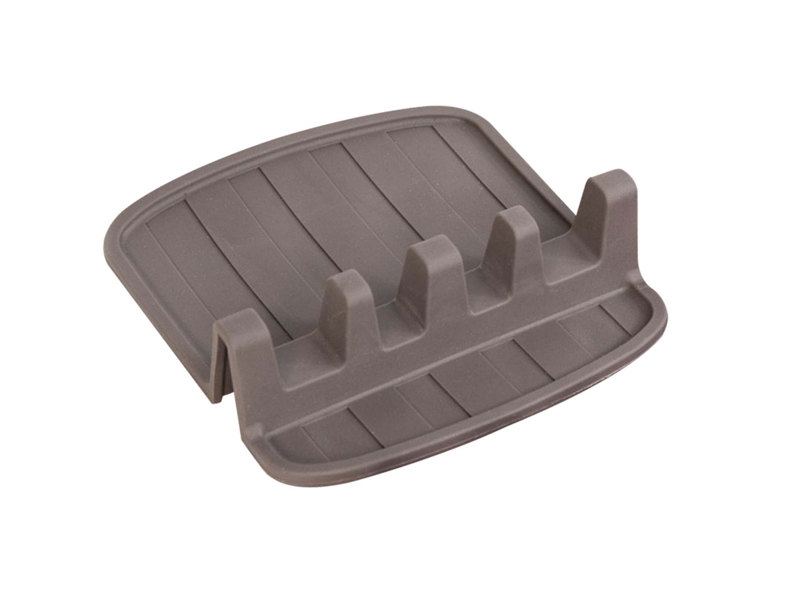 Portacucharas Compacto De Silicona Antideslizante 15x14cm