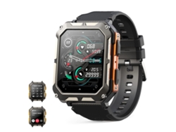 Reloj Inteligente Militar para Hombres con Dial de Llamadas Que Puede Realizar y Recibir Llamadas Compatible con Ios Android YEMAESRE Tracker