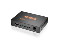 Divisor De Interfaz Multimedia Hd, 1 Entrada, 4 Salidas, 5v 1a, 4k Para Televisores Y Reproductores De Dvd.