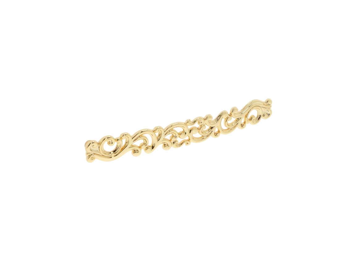 Tiradores para muebles HARDWAREXCHANGE en Zamac con una distancia entre centros de 192 mm, chapados en oro, juego de 6 unidades.