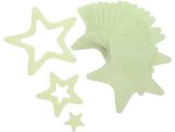 Juego de 12 pegatinas antideslizantes con forma de estrella para bañeras, pegatinas de ducha Slowmoose