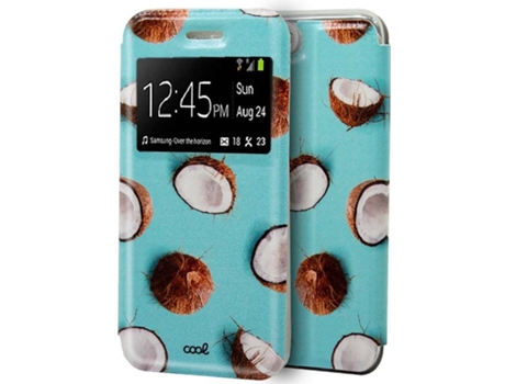 Funda iPhone SE COOL Flip Cover Azul