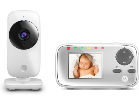 Motorola Vm482 Vigilabebés con pantalla 2.4 wifi blanco nursery color de pulgadas nocturna por infrarrojos zoom digital