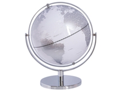 Bola del mundo BELIANI Drake de Material sintético Plateado 27x27x33