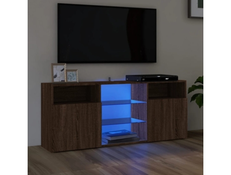 Mueble De Tv VIDAXL Marrón Madera contrachapada (120x30x50 )