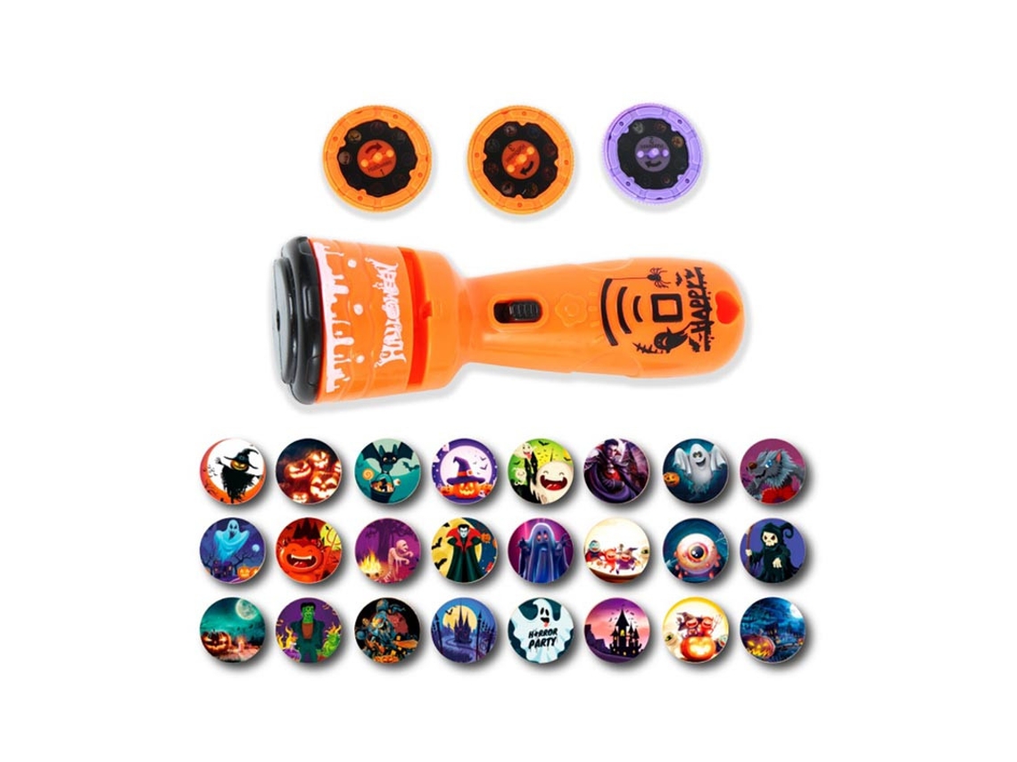 Pack de 4 proyectores y Linterna con luz